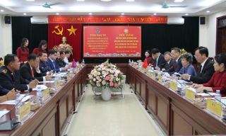 Tăng cường hợp tác giữa tòa án nhân dân tỉnh Bắc Ninh và Xay Sổm Bun (Lào)